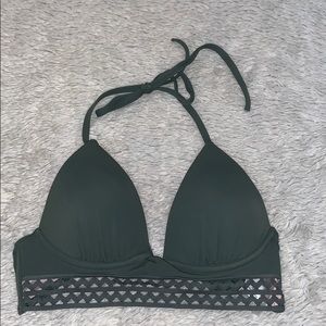 Olive Green Push-up 32B Bikini Top